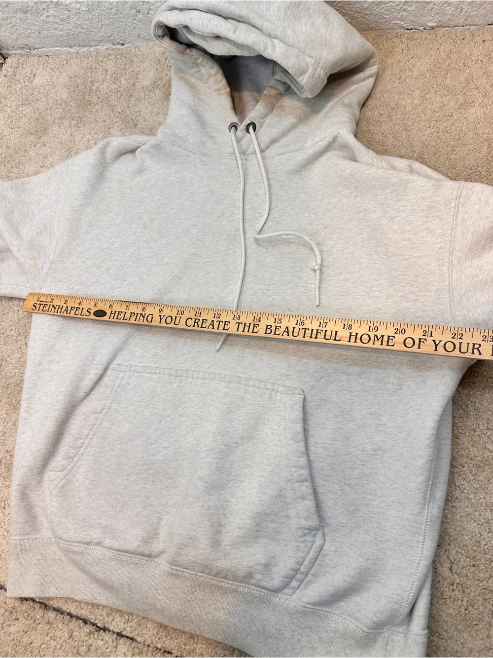 Nike Women’s Hoodie Sweatshirt – Light Heather Gray (Size M) Medium Thick Heavy